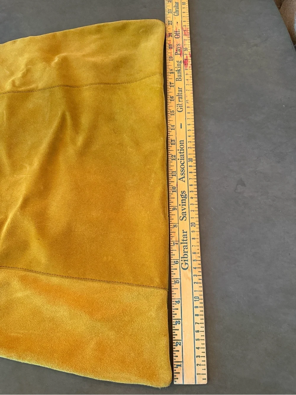 Gianni Notaro Italian Suede Hobo Bag - Mustard Made in Italy Shoulder Bag